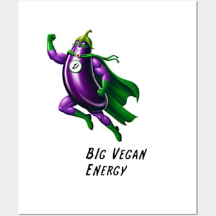 Big Vegan Energy Posters and Art